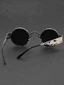 Silver Designer Frame Round Sunglasses X4563189 - TUZZUT Qatar Online Shopping