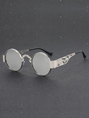 Silver Designer Frame Round Sunglasses X4563189 - TUZZUT Qatar Online Shopping