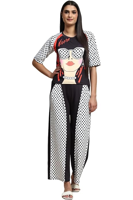 Stylish Summer Print Two-Piece Pullover Suit for Women     B233151 - TUZZUT Qatar Online Shopping