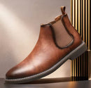 Designer Men Chelsea Boots Luxury Men's High Quality Leather Shoes 210542 (42) - TUZZUT Qatar Online Shopping