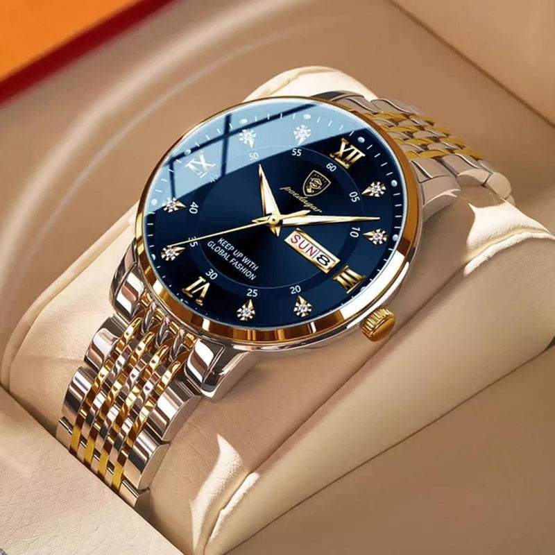 POEDAGAR 836 New Men's Watches Luxury Top Brand Waterproof Luminous Date Week Sports Watch S4566675