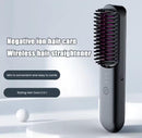 Rechargeable Hair Straightener Brush MS001 - TUZZUT Qatar Online Shopping