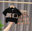 Korean style suit baby boy casual shorts two-piece 276975 - TUZZUT Qatar Online Shopping