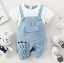 Kid's Short Sleeve Boxer Dinosaur Jacket Jumpsuit   919451 - TUZZUT Qatar Online Shopping