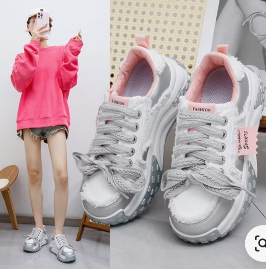 Thick Soled Athletic Casual Shoes YSG2622 Thick Soled Athletic Casual Shoes YSG2622