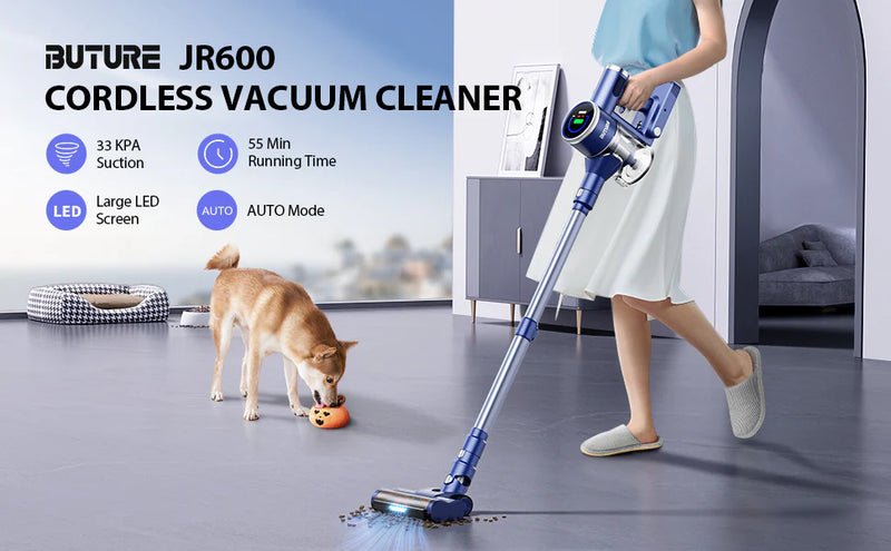 BUTURE Cordless Vacuum Cleaner 400W/33KPa - JR600