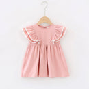 Toddler Girls Dress Korean Double Layer Lotus Leaf Princess Dress Kids Clothing Summer Child Dress X1475440 - Tuzzut.com Qatar Online Shopping