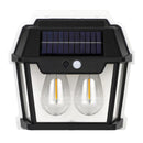 Solar Rechargeable Outdoor Lamp Light - Motion Sensor & Water Resistant (HW 999-2W) - Tuzzut.com Qatar Online Shopping