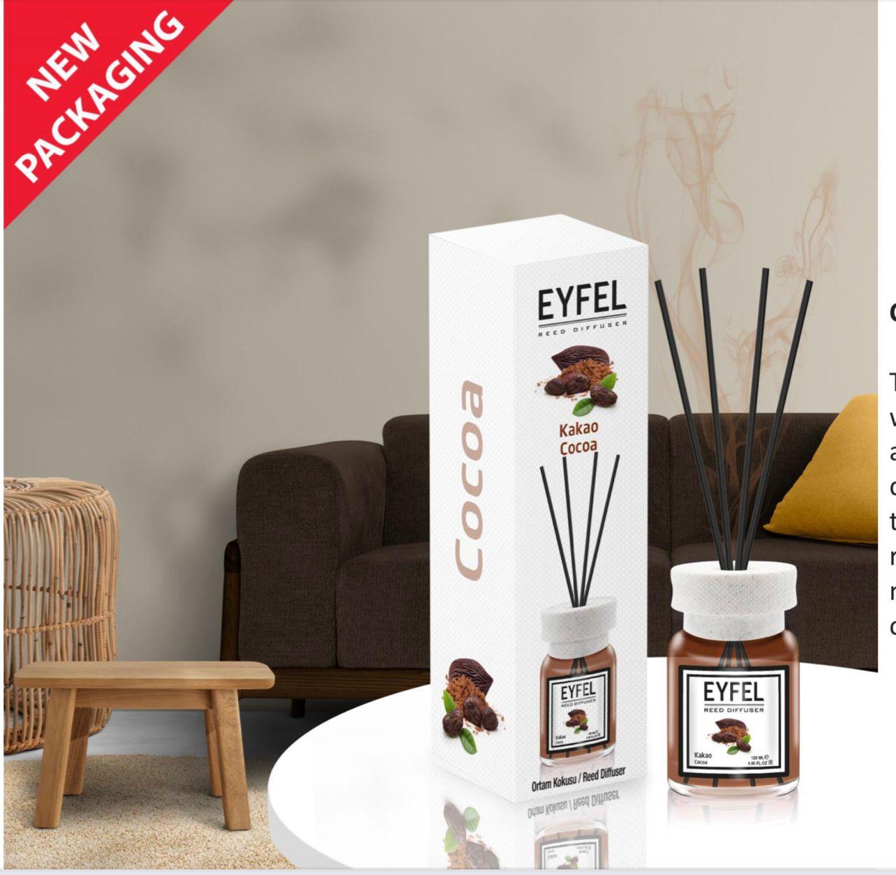 EYFEL Cocoa Reed Diffusers 120ml EYFEL Cocoa Reed Diffusers 120ml