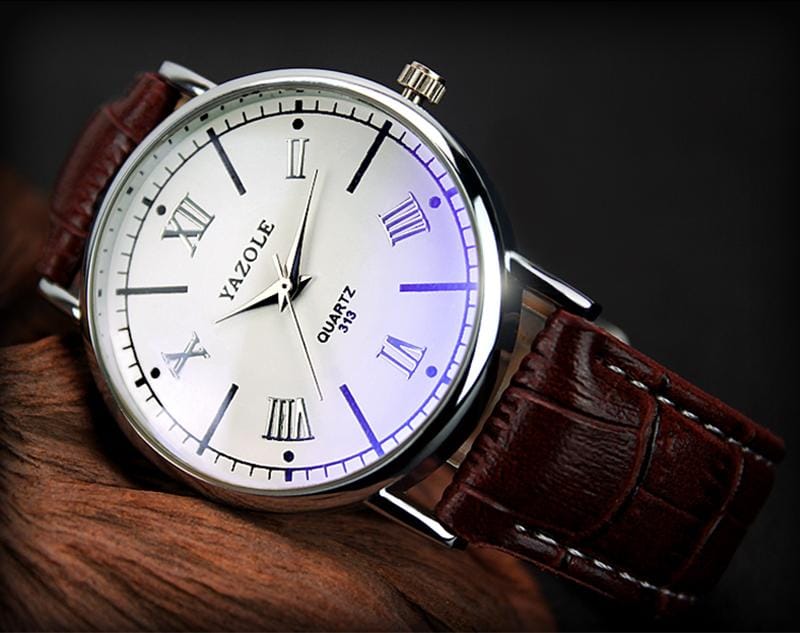 YAZOLE Top Brand Luxury Wrist Watch Men Watch Leather Men's Watch X3486986 - Tuzzut.com Qatar Online Shopping