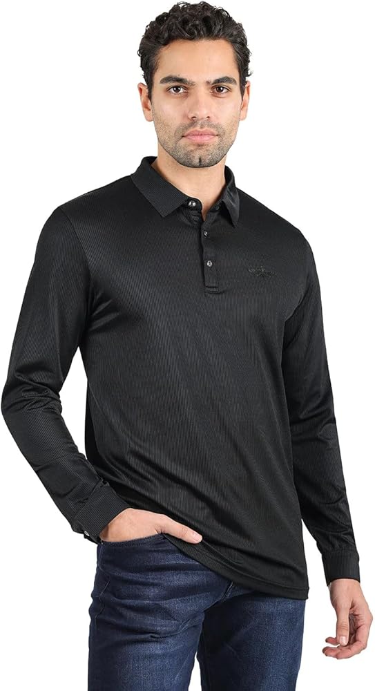 Men's Premium Solid Color Long Sleeve Polo Shirts S704101 Men's Premium Solid Color Long Sleeve Polo Shirts S704101