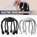 Electric Head Massager Vibration Head Scratcher Octopus Scalp Massage with 3 Modes for Stress Relax Migraine Relief Deep Sleep - LM080 - Tuzzut.com Qatar Online Shopping