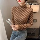 Pullovers Women Ladies New Autumn Winter Warm Knitted Stretchable Turtleneck Luxury Pull Sweater Letter X4765179 - Tuzzut.com Qatar Online Shopping