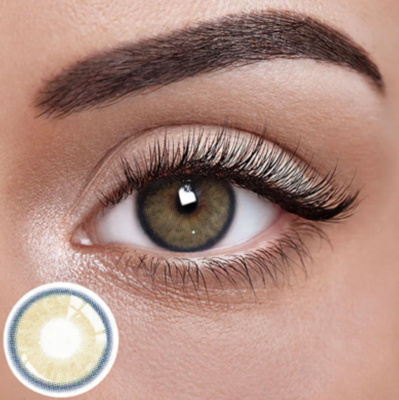 Unibling Neala Yellow Contact Lenses for Eyes (1 Pair) Unibling Neala Yellow Contact Lenses for Eyes (1 Pair)