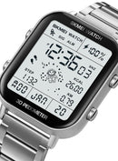 Men's Multi-function Waterproof Watch 3D Pedometer W892055 - TUZZUT Qatar Online Shopping