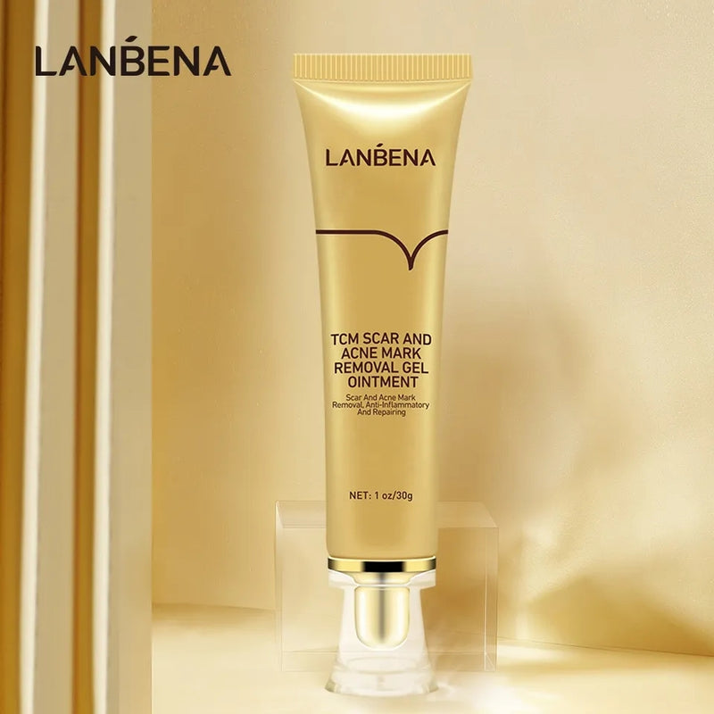 LANBENA Herbal Scar Removal Cream For Old Scars Stretch Mark Spots Gel for Men & Women S4584784 - Tuzzut.com Qatar Online Shopping
