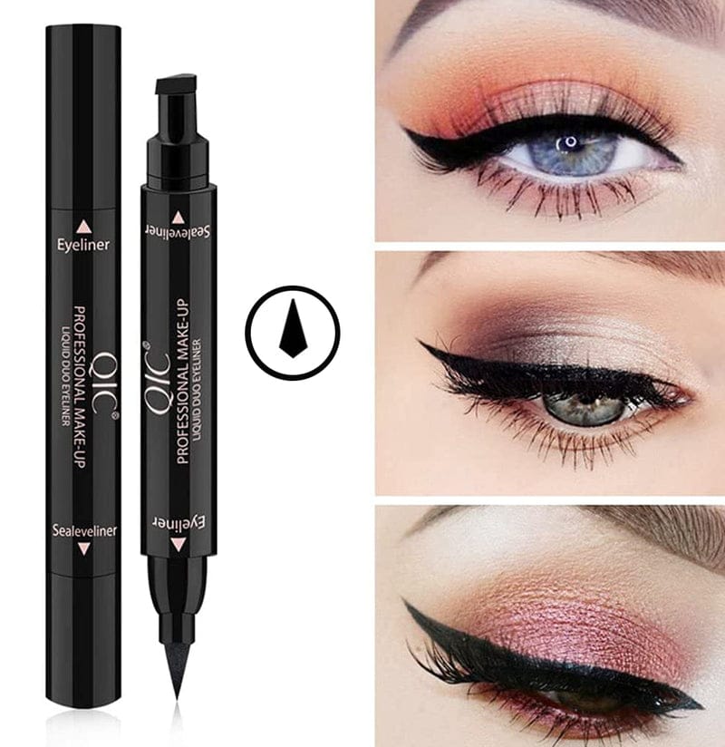 QIC Q614 Double Head Seal Black Eyeliner Long-lasting Waterproof Eye Liner S568311 QIC Q614 Double Head Seal Black Eyeliner Long-lasting Waterproof Eye Liner S568311