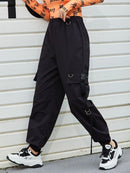 Women Cargo Pants High Waist Pants   S7351880 - TUZZUT Qatar Online Shopping