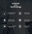 XHP90.3 Most Powerful Led Flashlight + COB Li-ion18650 3800mah Battery Rechargeable Tactical Flashlights Torch - Tuzzut.com Qatar Online Shopping