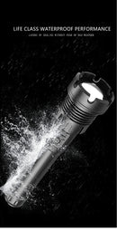 XHP90.3 Most Powerful Led Flashlight + COB Li-ion18650 3800mah Battery Rechargeable Tactical Flashlights Torch - Tuzzut.com Qatar Online Shopping