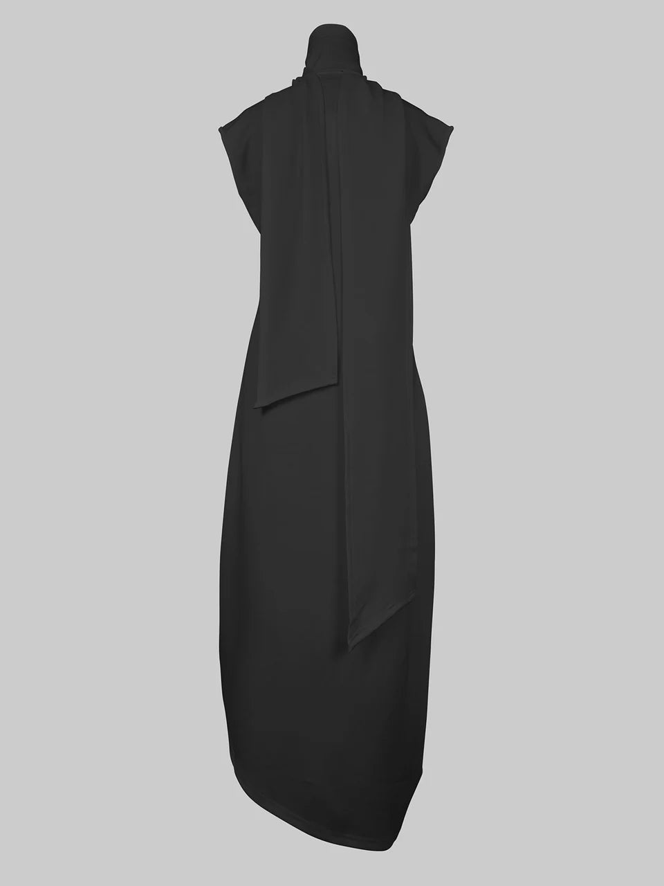 Loose Sleeveless Solid Color Split-side Shawl Collar Maxi Dresses 148613 Loose Sleeveless Solid Color Split-side Shawl Collar Maxi Dresses 148613
