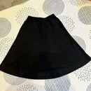 Black French Luxurious Semi-Body Cotton Skirt  58037 - TUZZUT Qatar Online Shopping