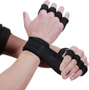 Weight Lifting Workout Gloves with Built-in Wrist Wraps   B10617 - TUZZUT Qatar Online Shopping