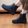 Winter Thick Sole Plush Insulated Cotton Shoes Anti Slip Snow Boots Women's - Tuzzut.com Qatar Online Shopping