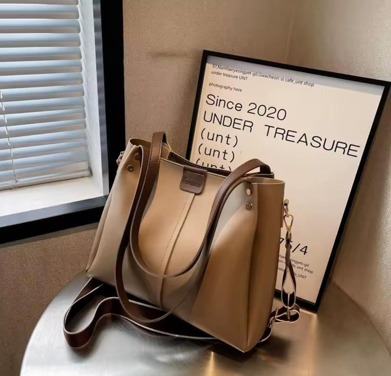 Women's Large Capacity Tote Bag   B-391053 - TUZZUT Qatar Online Shopping