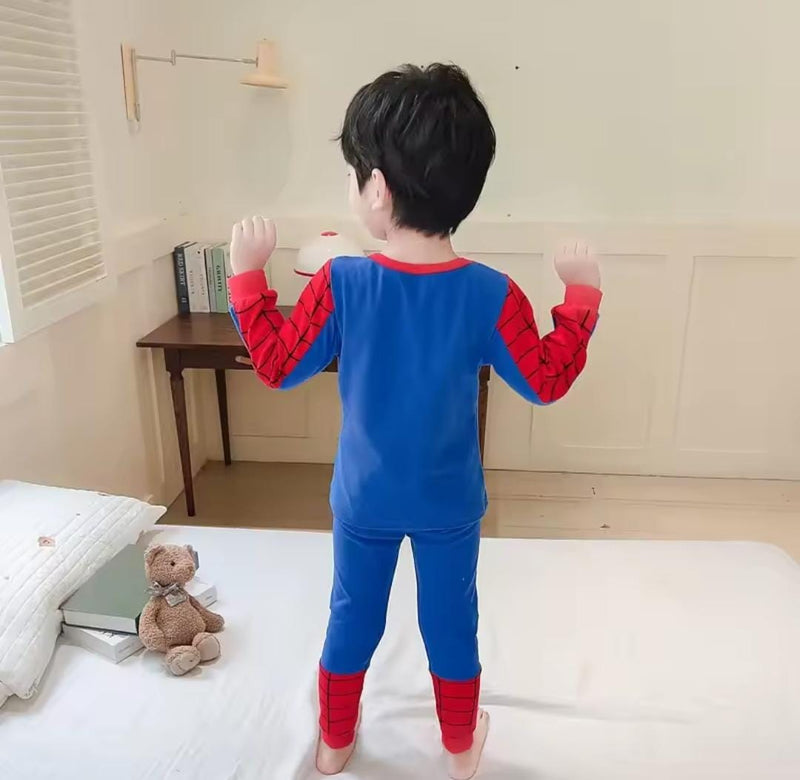 Boy Spiderman Cartoon Pajamas Suit   1591290 - TUZZUT Qatar Online Shopping