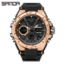 Sanda-Silicone Bracelet Watch Men Women Digital Quartz Wristwatch Couple Gift Fashion -07 - Tuzzut.com Qatar Online Shopping