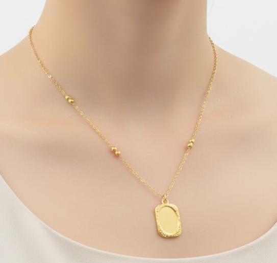 Rectangle Pendant Necklace S4937114