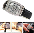 Luxury Rotating Pearl and Diamonds Watch W1701 - TUZZUT Qatar Online Shopping