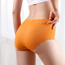 5 Pcs Women Ice Silk Seamless High Waist Panties CN606 - Tuzzut.com Qatar Online Shopping