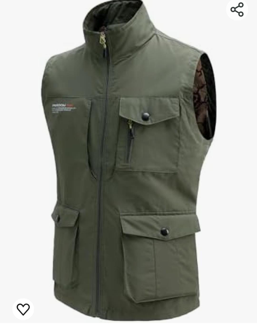 Men's Outdoor Summer Lightweight Multi-pockets Waistcoat S3011482 Men's Outdoor Summer Lightweight Multi-pockets Waistcoat S3011482