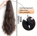 Synthetic Long Curly Ponytail Claw Clip-In Pony Tail False Hair  Extension - oy13 - TUZZUT Qatar Online Shopping