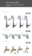 Universal Tap Water Purifier Clean Kitchen Faucet Washable Filter - Tuzzut.com Qatar Online Shopping