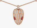 Serpenti Rose Gold Pendant Necklace DN2077 - TUZZUT Qatar Online Shopping