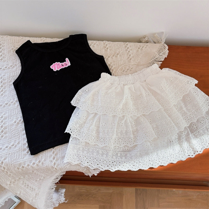 2 Pcs Girls Dress Suit 1-2 Y 518187 2 Pcs Girls Dress Suit 1-2 Y 518187