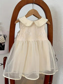 New Girls' Princess Sleeveless Cute Puff Dress   S5111469 - TUZZUT Qatar Online Shopping