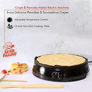 Dessini Electric Crepe Maker Precise Temperature Control for Perfect Pancakes - Tuzzut.com Qatar Online Shopping