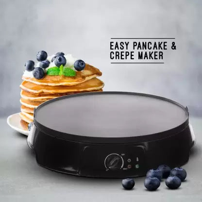 Dessini Electric Crepe Maker Precise Temperature Control for Perfect Pancakes - Tuzzut.com Qatar Online Shopping
