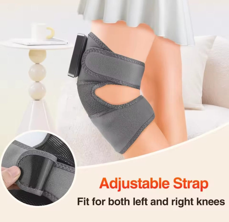 Electric Knee Massager with 3 Levels of Vibration And 5 Levels of Hot Compression JH-801 - TUZZUT Qatar Online Shopping