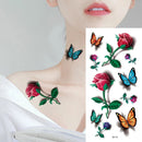 3D Body Art Temporary Waterproof Tattoo Sticker Small Bug Butterfly Flowers - Tuzzut.com Qatar Online Shopping