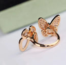 Natural Stone Butterfly Rings for Women S2004161 - TUZZUT Qatar Online Shopping