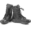 Men Women Army Boots Military Tactical Boots Side Zipper Male Combat Ankle Boots 258369 (44) - TUZZUT Qatar Online Shopping