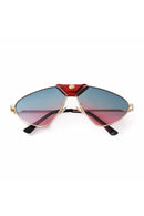 Triangle Frame Aviator Sunglasses S4508 - TUZZUT Qatar Online Shopping