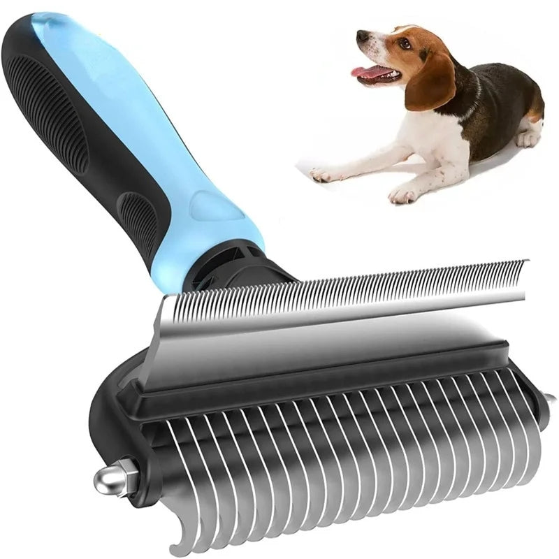 2 in 1 Professional Pet Grooming Tool - Tuzzut.com Qatar Online Shopping