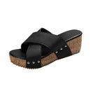 Women's Platform Wedge Open Toe Sandals TS49