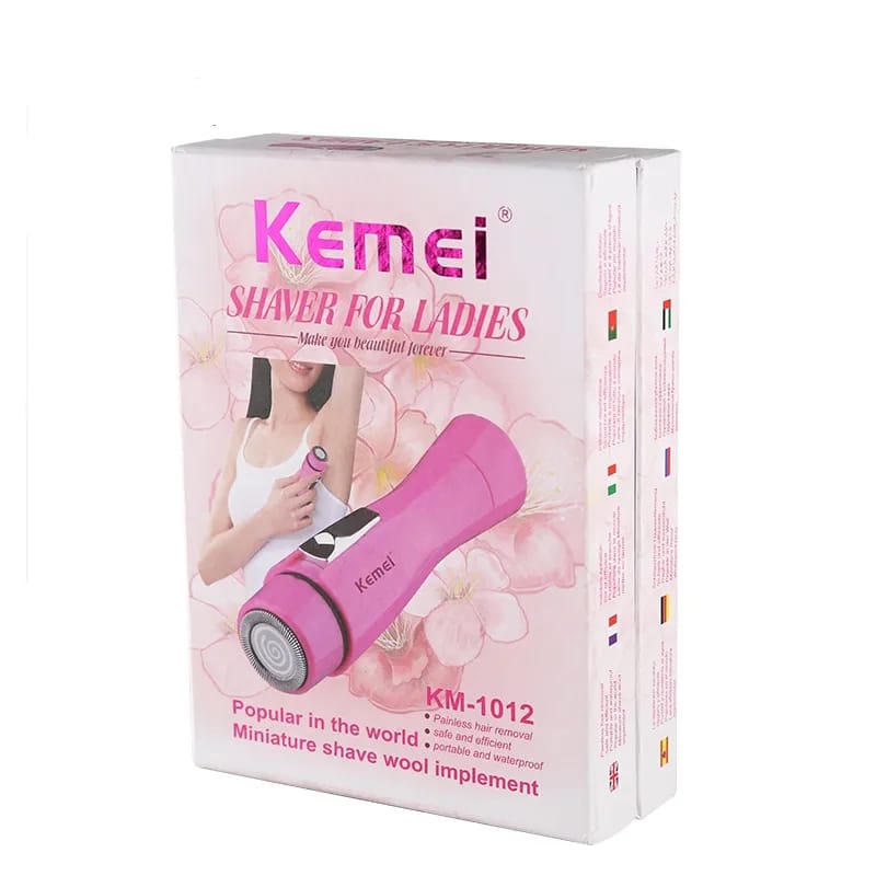 Kemei KM-1012 Lady Mini Electric Shaver Hair Remover S4528487 - Tuzzut.com Qatar Online Shopping